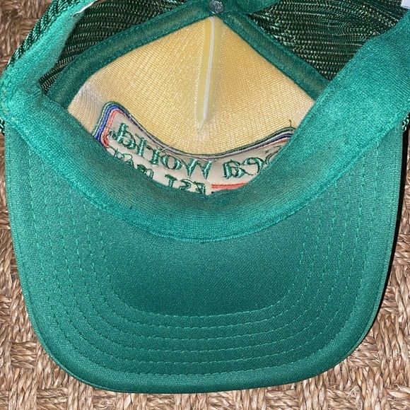 Vintage Sea World Eat 1964 Green and White Trucker Hat - Picture 7 of 12